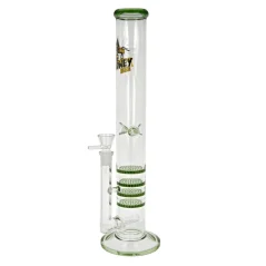 Bong sklo Super Heroes 4x HoneyComb Bee 42cm, zelený