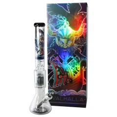 Bong sklo Black Leaf VALHALLA v kufru 50cm 10-Arm 7mm