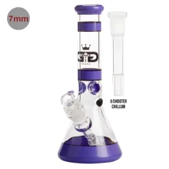 Bong sklo Grace Glass Sixshooter Perco 32cm, fialový
