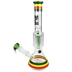 Bong sklo Grace Glass Amsterdam V3 6-Arm 35cm 7mm, rasta