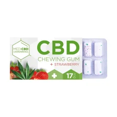MediCBD Žvýkačky Strawberry s CBD 17mg, 12ks