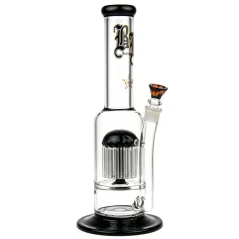 Bong sklo Black Leaf 24-Arm Tree 38cm 7mm, černý