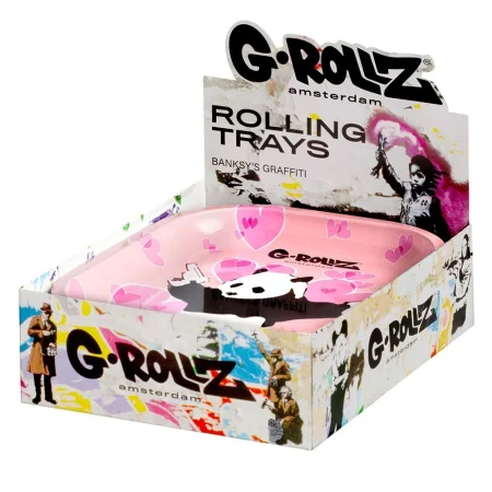 Tácek G-ROLLZ Banksy's 'Panda Gunnin 18x14cm