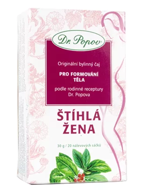 Dr. Popov Bylinný čaj - Štíhlá žena, 30g