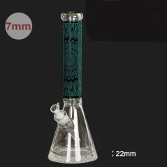 Bong sklo Amsterdam  Mandala Beaker 40cm 7mm, limitovaná edice