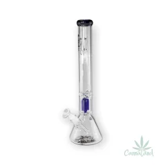 Bong sklo Black Leaf Beaker 4-Arm 46cm 7mm, modrý