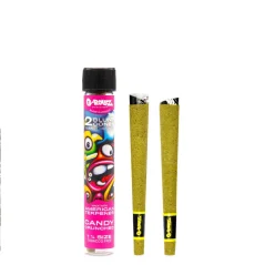 G-Rollz Konopné předbalené blunty 1/4  'Candy Crunched', 2ks