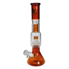 Bong sklo Multi Level Perco 35cm, oranžový
