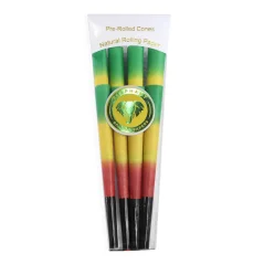 Premium barevné dutinky Rasta Black 9,8cm, 8ks