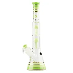 Bong sklo Grace Glass 2x8-Arm Perco 46cm 5mm, zelený