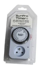 SunPro Timer mechanické spínací hodiny do zásuvky