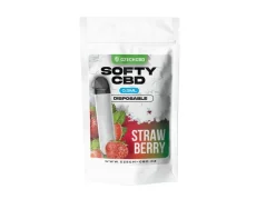 CBD Softy jednorázové vaporizační pero Strawberry 0,5ml