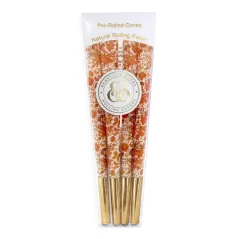 Premium barevné dutinky Orange Opulence 9,8cm, 8ks