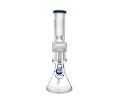 Bong Sklo Calvo pískovaný 12-Arm Perco 7mm 40cm, fialový