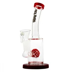 Bong sklo Thug Life Birdy 19cm, červený
