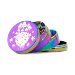 Drtička kovová Alien Rainbow White ø5cm 4-dílná, mix